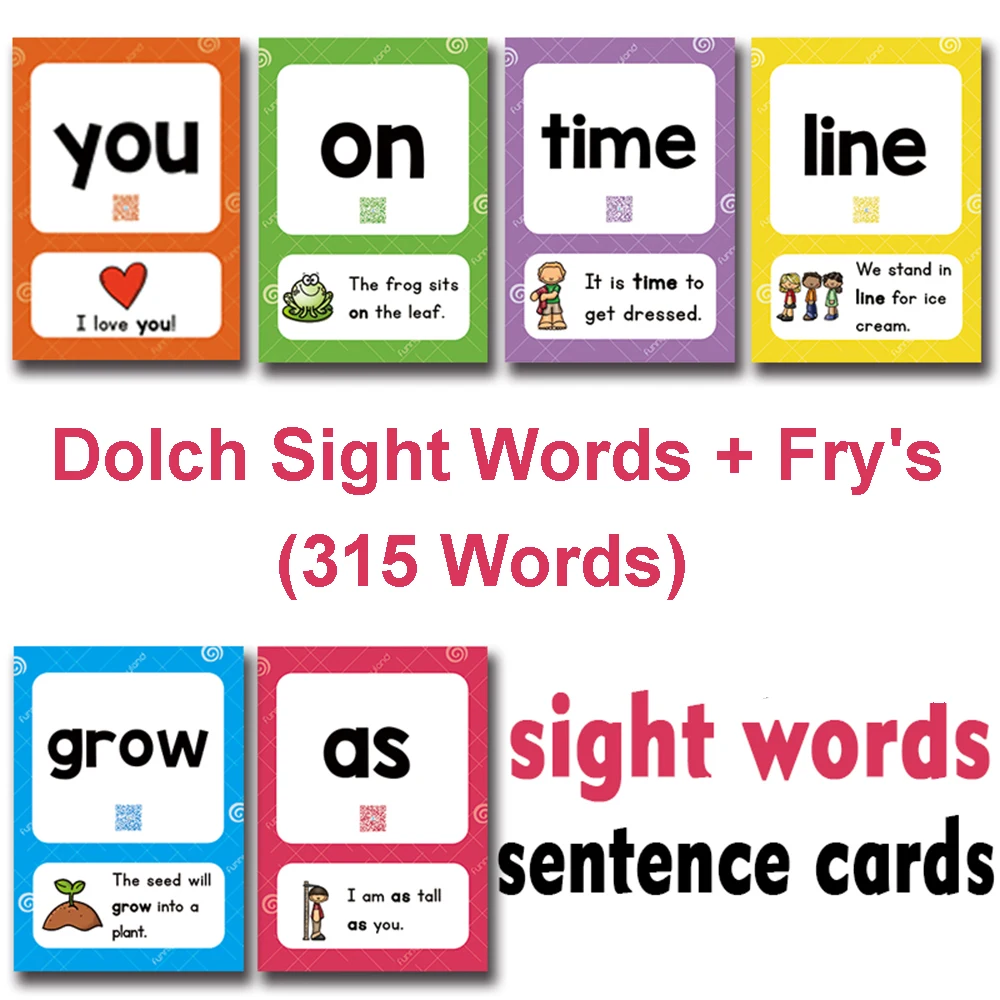 us 43 49 25 off 315 sight words primary english words card learning flash cards kids match games educational toys for children gifts baby on words cards