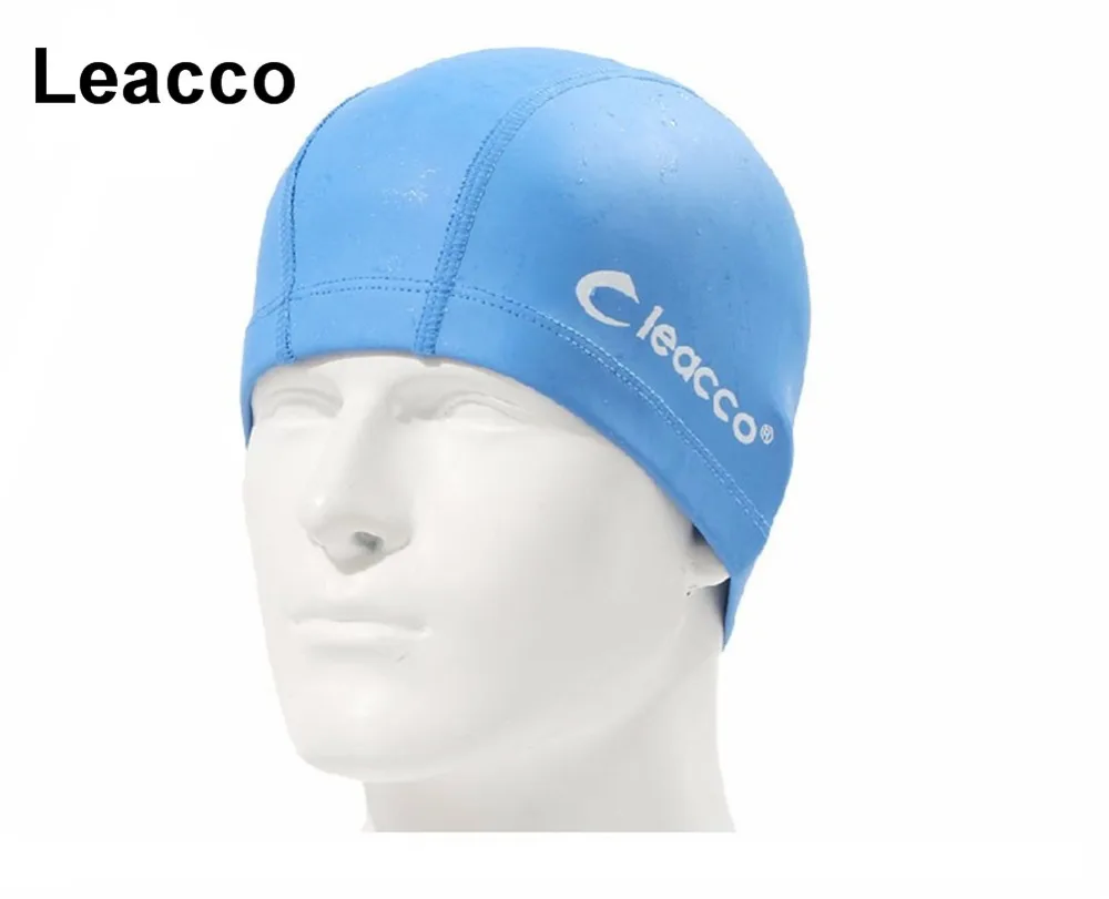 Новая эластичная Водонепроницаемая полиуретановая ткань, защищающая уши, длинные волосы, спортивная шапка для плавания в бассейне, шапочка для плавания, свободный размер для мужчин и женщин, для взрослых