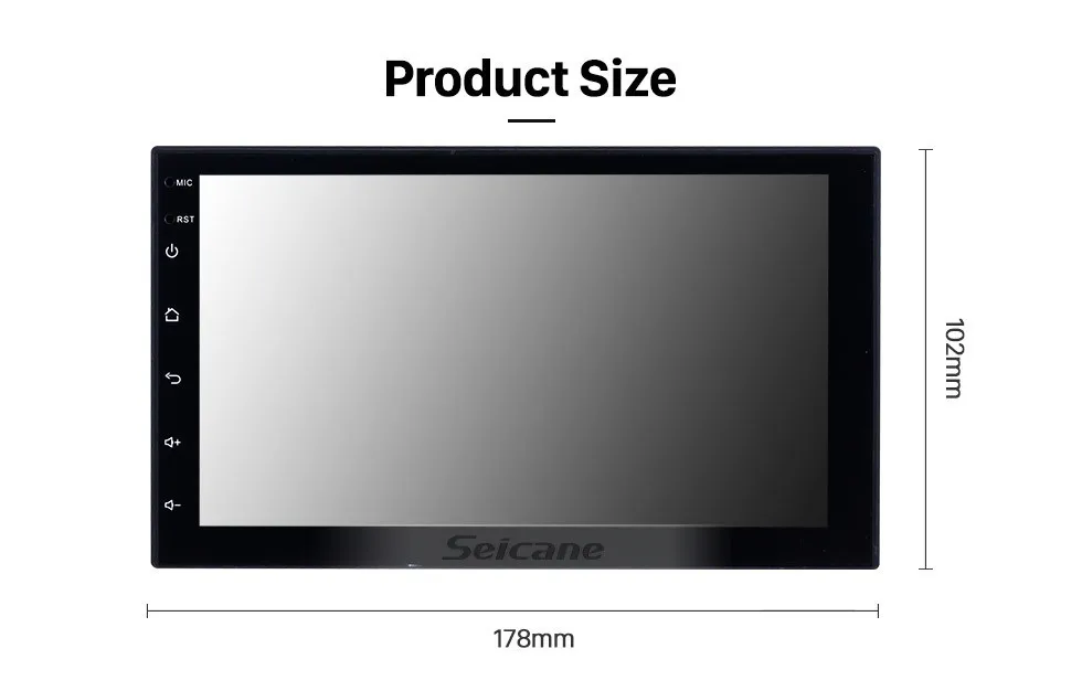Best Seicane Android 8.1 2 Din Universal Car Multimedia Player Wifi 8-Core GPS For Toyota Hyundai Kia Nissan Volkswagen Suzuki Honda 20