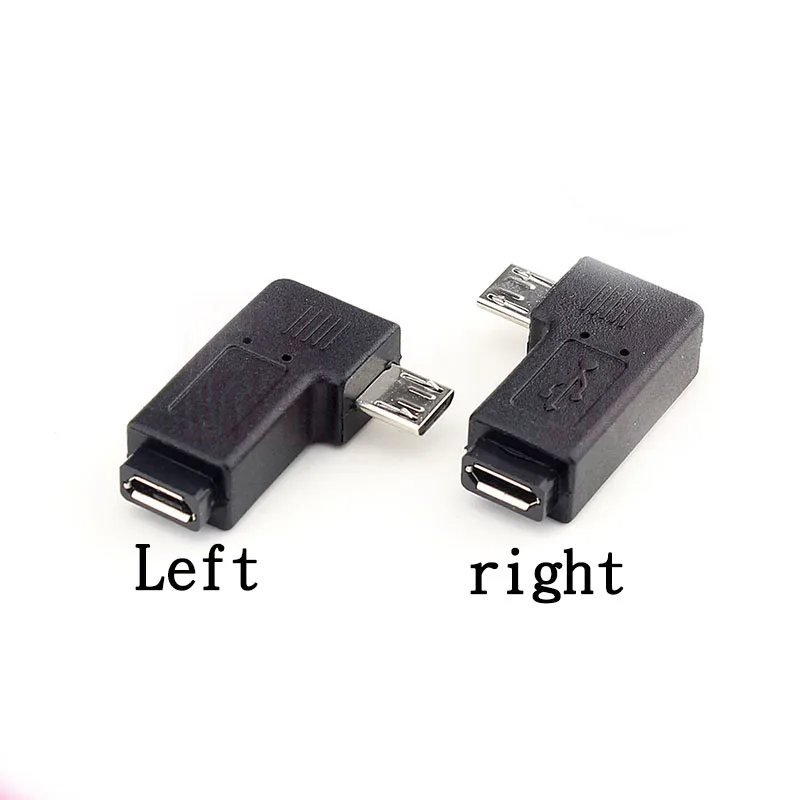 

Micro USB 2.0 5Pin Male to Female M to F Extension connector Adapter 9mm Long plug Connector 90 Degree Right Left Angled