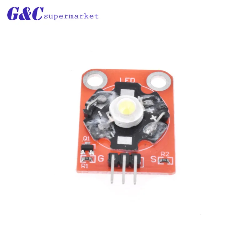 3W LED Module High-Power with PCB Chassis for Arduino STM32 AVR