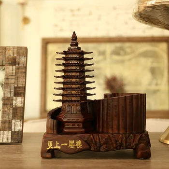 

Chinese Wenchang tower pen office feng shui ornaments academic study decorative craft ornaments business gifts