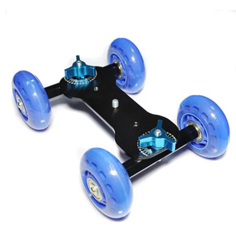 Mini Desktop Camera Rail Car Table Dolly Skater (3)