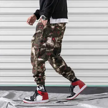 

New Men Fashion Streetwear Mens Jeans Jogger Pants Youth Casual Summer Ankle Banded Pants Brand Boot Cut European Jeans Pants