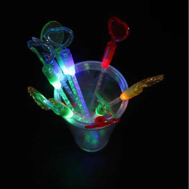 LED Glowing Stir Bar Flashing Led Light Up Toys Christmas Luminous Toys For Kids Party Bar Club Supplies Colorful Stick Toy (5)