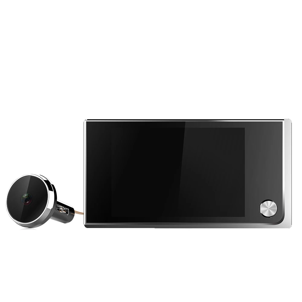   LCD Video Smart Vision Camera Door Eye Viewer Wired Security Password, Photo Views Cam, Residential & Commercial Graded