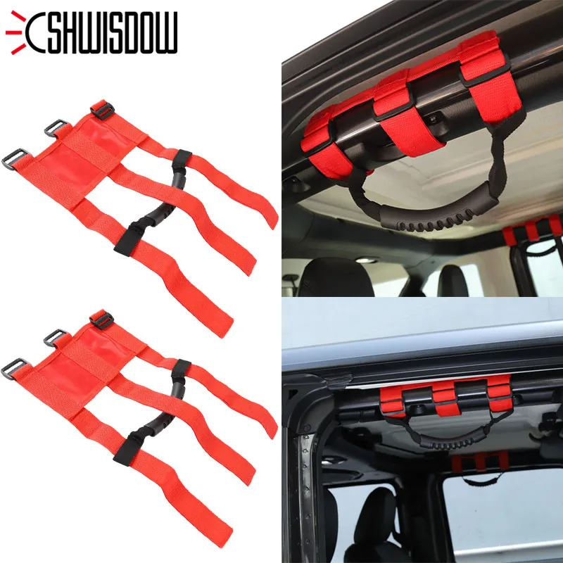 2/4 рулонные ручки для дверей Jeep Wrangler аксессуары YJ TJ JK JL Sports Sahara Freedom Rubicon X &