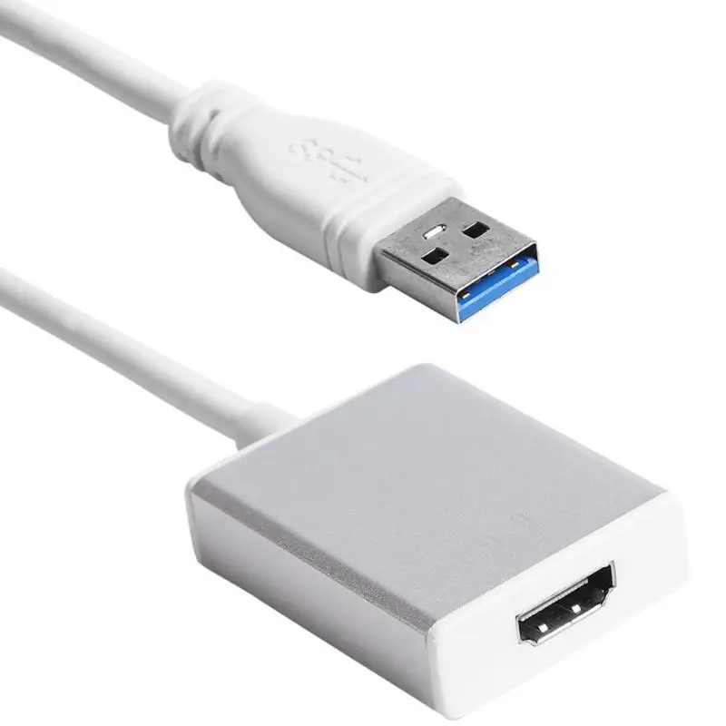 VODOOL USB 3,0 к HDMI 1080 P адаптер Высокое качество USB 3,0 к HDMI 1080 P внешняя графическая карта видео конвертер кабели адаптер