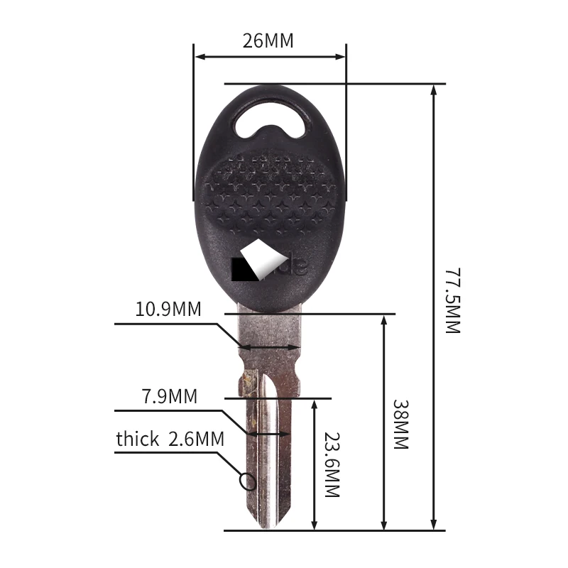 Мотоциклетный ключ Embryo пустой мотоциклетный Uncut для Aprilia RSV1000 Tuono1000R SXV550 SMV750 1200 SL750