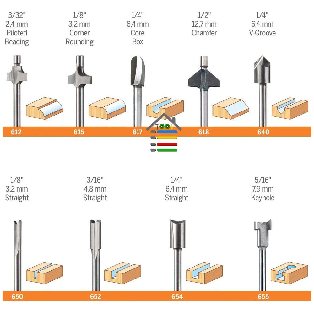 AUTOTOOLHOME 10 шт. деревообрабатывающие фрезы подходят Dremel 4000 роторные инструменты деревообрабатывающие фрезы плотницкое сверло