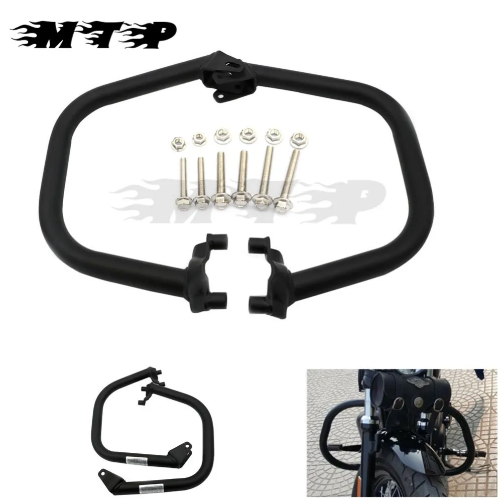 Front Bumper Buffer Engine Guard Knees Legs Crash Bars For Harley Street 500 XG500 750 XG750