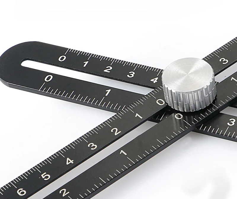 

Four Folding Ruler Universal Angle Ruler Multi functional Four angle Ruler Aluminum Alloy Woodworking Folding Ruler Special