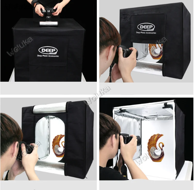 Маленькие 80 см фотостудии съемочный стол комплект светодиодный фото фон для фотосъемки коробка освещения софтбокс продукта Опора оборудование CD50 T03