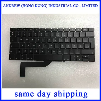 

10pcs/lot Brand New A1398 keyboard Danish Denmark For Macbook Pro Retina 15.4" A1398 DK Danish Denmark keyboard 2012 -2015 Year