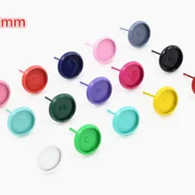8 мм, 20 шт./лот, 21 цвет, покрытые серьги-гвоздики, пустые серьги/основа, подходят для 8 мм стеклянных кабошонов, установка сережек; сережки