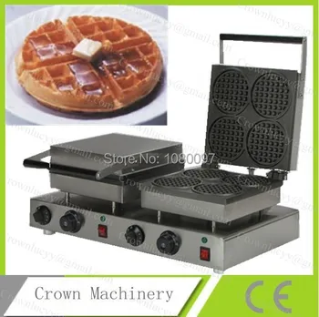 

Free Shipping Double head flower Waffle maker