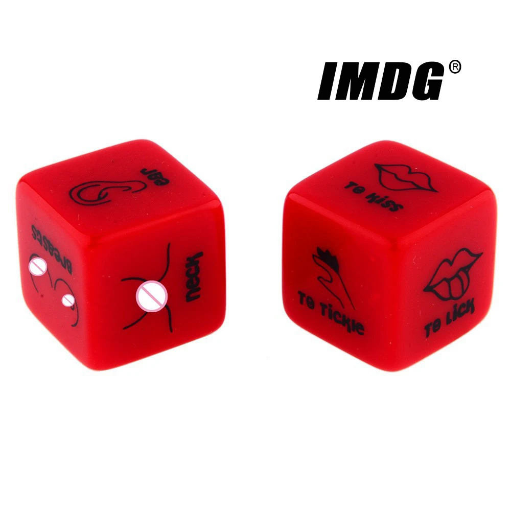 EEN Paar Acryl Creatieve Sexy Dice 18mm Engels Action #18 Ronde Hoek Hoge Kwaliteit Boutique Passie dobbelstenen|Dobbelsteen| - AliExpress