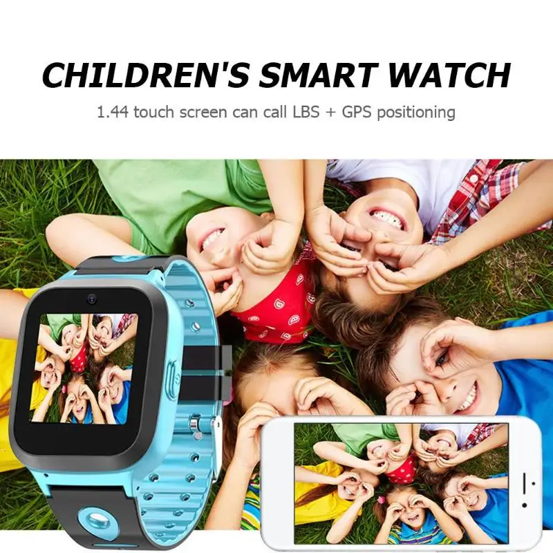 DS61 GPS Child Smart Watch Phone IP67 Waterproof Phone Smartwatch WIFI 1.44 inch Color Touch Screen Baby Watch
