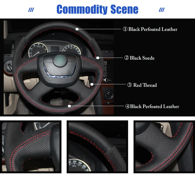 for Skoda Yeti steering wheel cover