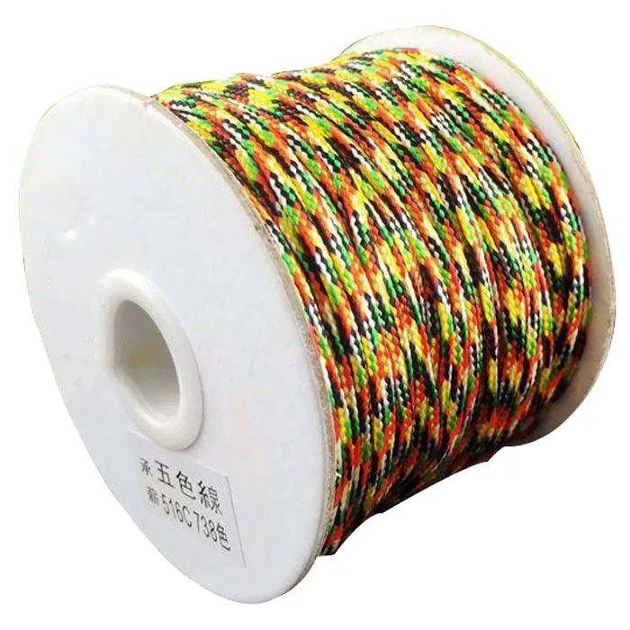 

50M/Roll Folk Braid Braided Nylon Cord+2.2mm+Jewelry Accessories Thread Macrame Rope Bracelet Beading String