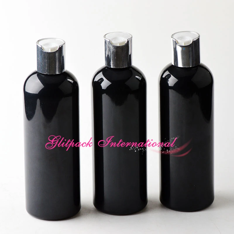 300ml black plastic bottle-01