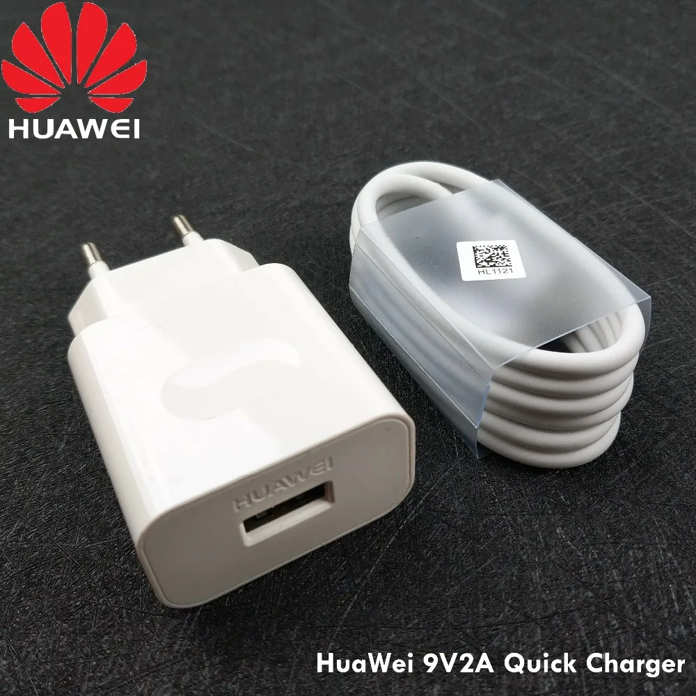 

Genuine Huawei Honor 8x Charger Usb cable QC2.0 EU Wall Quick Fast Charge power Adapter For P9 lite Honor 8 nova G9 P10 lite P9