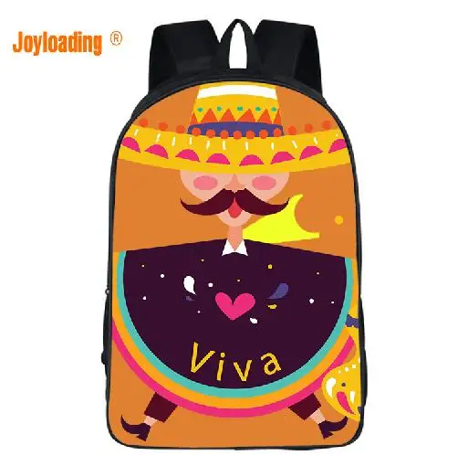 

Joyloading Stylish Cartoon Mexico Festivals Cactus Cinco De Mayo Children Backpack Kids Schoolbag Pupils Shoulders Bag