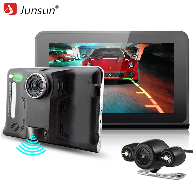 Junsun 7 inch font b Car b font font b GPS b font Navigation Android 4
