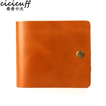 

Simple Wallet Slim Men Money Clip Genuine Leather Bank Card Bit Designer Short Wallet for Credit Card Cash Cartera Male Purse