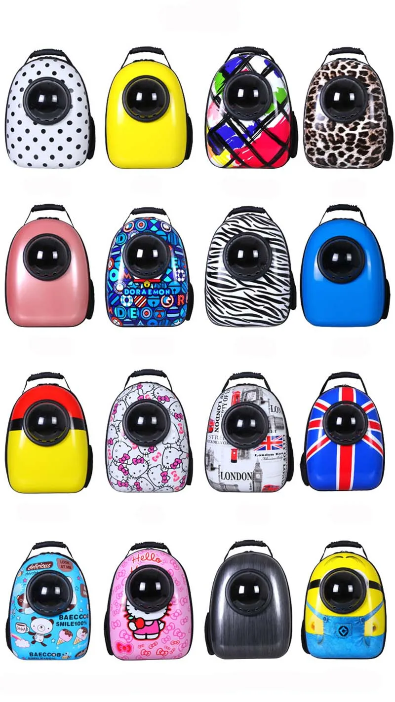 Title 4, Cat Dog Pet Bag Carrier Space Backpack Plastic ...