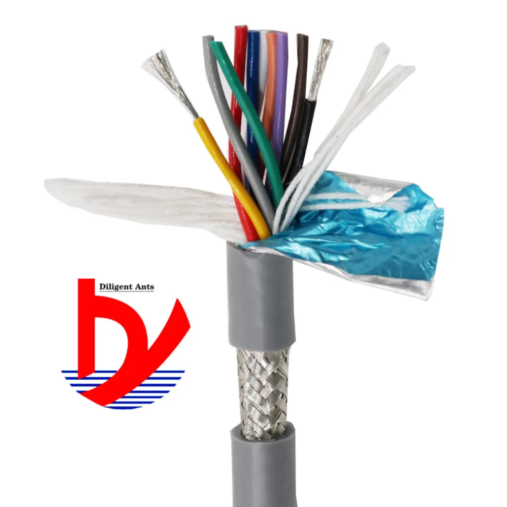 17AWG 2/3/4/5 сердечник экранированный кабель 5 м гибкий провод с ПВХ изоляцией TRVVP