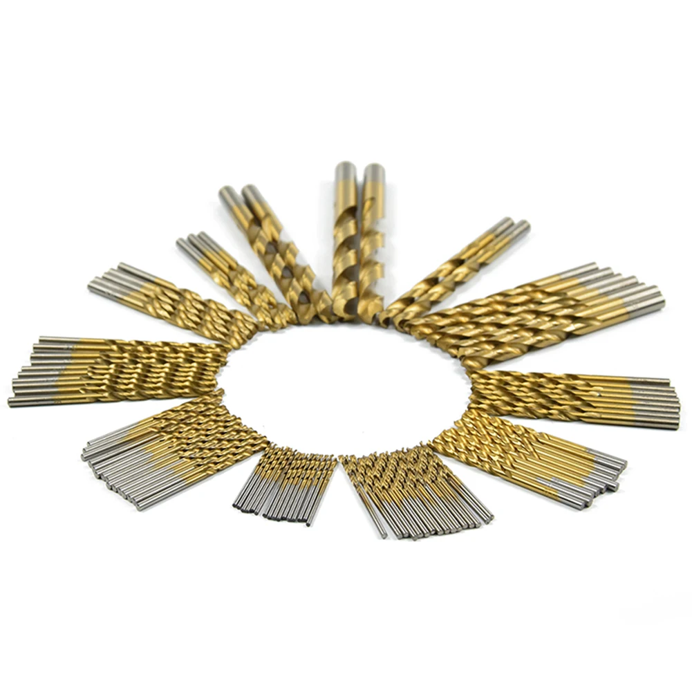 1.5mm 10mm Nitriding Twist Drill HSS High Speed Steel Titanium plated