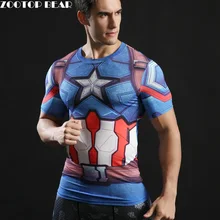3D Printed T font b Shirt b font Captain America Civil War Tee T font b