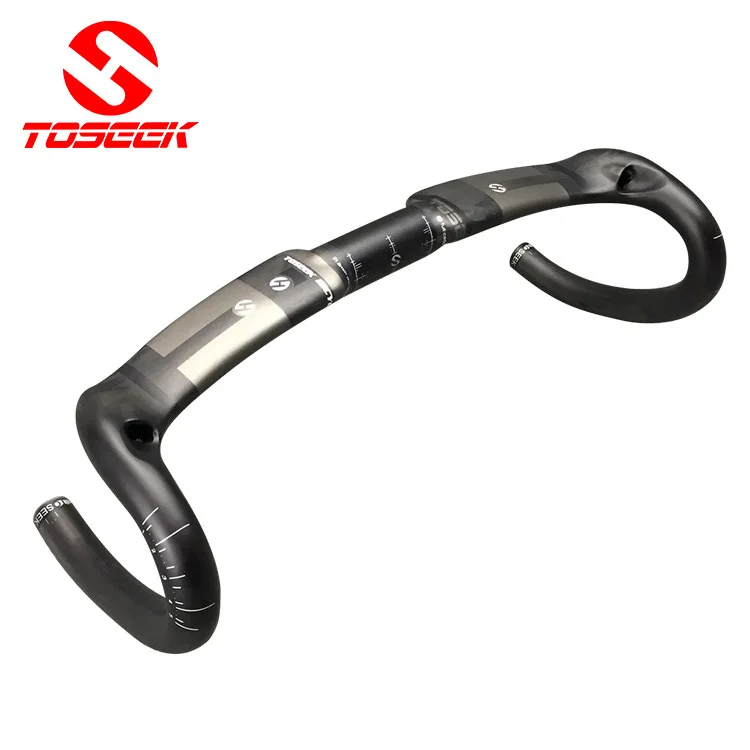 

2018 EC90 Full Carbon Fiber Bicycle Handlebar Road Bicycle Handlebar Stem Handle playing UD Matt Carbon Handlebar Free delivery