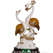 Шэньчжэнь Horizon трава ремесленных смолы позолоченные украшения свадебные подарки смешанная партия King лебедь украшения