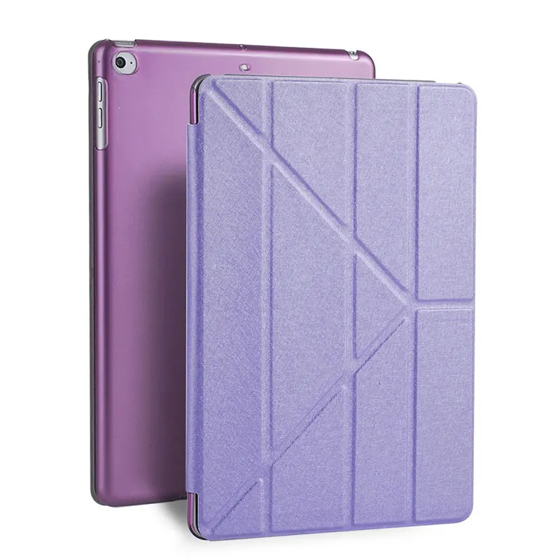 

Tablet Case Shell Cover For New iPad 2017 PU Leather Protective Case Anti-knock Flip Cover With Stand For Apple iPad 9.7 inch