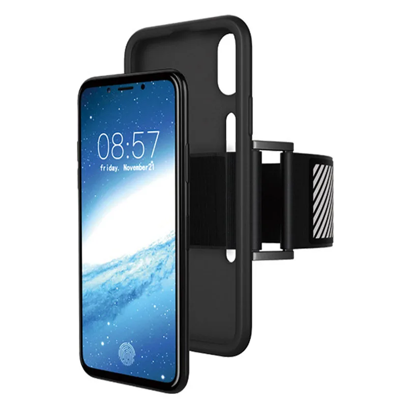 2 in 1 Detachable Sport Armband Phone Case Bag for iPhone X Running GYM Arm Band Belt Cover Case for iPhone 7 8 Plus (3)
