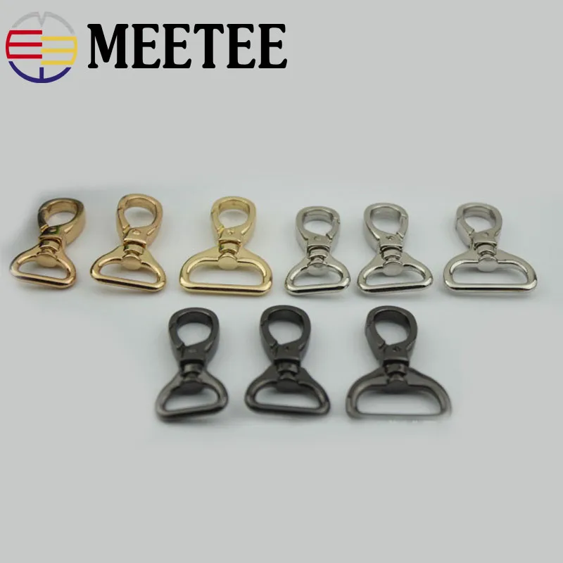 

5Pcs Metal Buckles For Bag Handbag Strap Metal Swivel Clasp Lobster Keychain Clip Buckle Trigger Snap Hook Bag Hanger Hardware