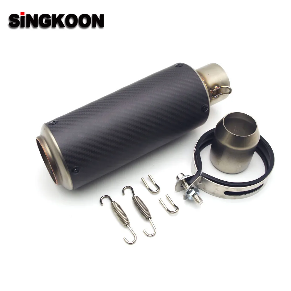 

FOR suzuki gsx s1000 yamaha mt 01 mt 125 honda vfr 800 51mm 61mm Universal Motorcycle Exhaust Escape Muffler Pipe Slip-on