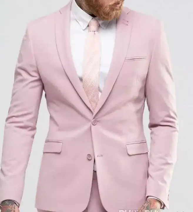 Custom Made Rosa Slim Fit Smoking da Uomo Abiti Da Sposa Sposo Abiti  Formali Aziendali Partito Adatta Best Men Abiti Blazer + pantaloni|suit  blazer|mens wedding suitsbest wedding suits - AliExpress