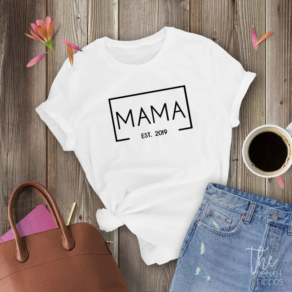 Mama Year, футболка для ребенка, слоган, женская мода, Пастельная, эстетическая, гранж, уличный стиль, подарок матери, цитата, Винтажная Футболка