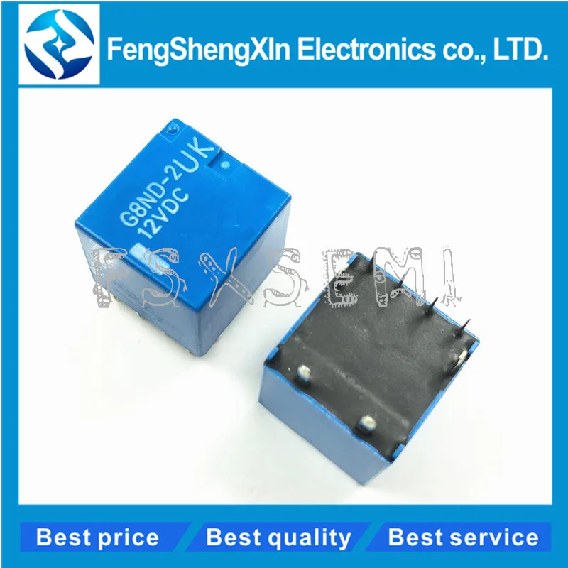 

2pcs/lot G8ND-2UK-12VDC G8ND-2UK Ultra-Miniature Automotive PCB Relay