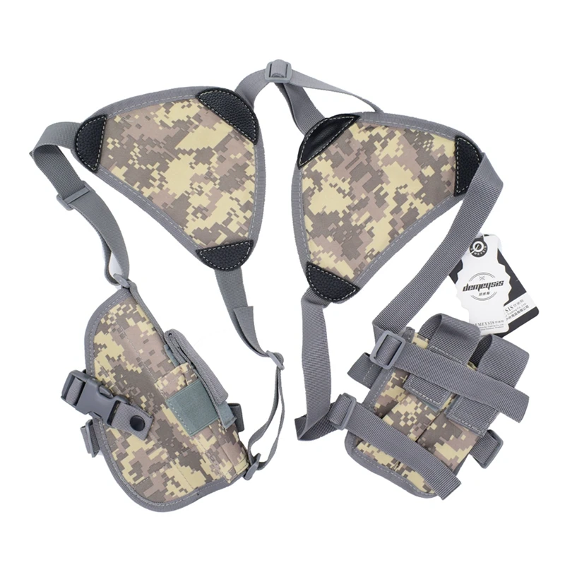 6 Colors Universal Tactical Shoulder Gun Holster with Magazine Pouch for Glock,Taurus,Springfield,Beretta,Ruger,Colt, All Others