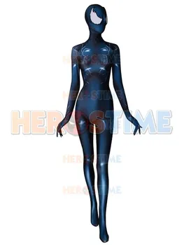 

Newest Venom Spider Girl Cosplay Costume 3D Print Spider-man Superhero Zentai Jumpsuit Halloween Costume for Woman