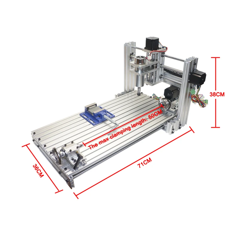 USB CNC деревообрабатывающий токарный станок 3 оси 4 оси CNC 6030 гравировальный станок для резки 400 Вт