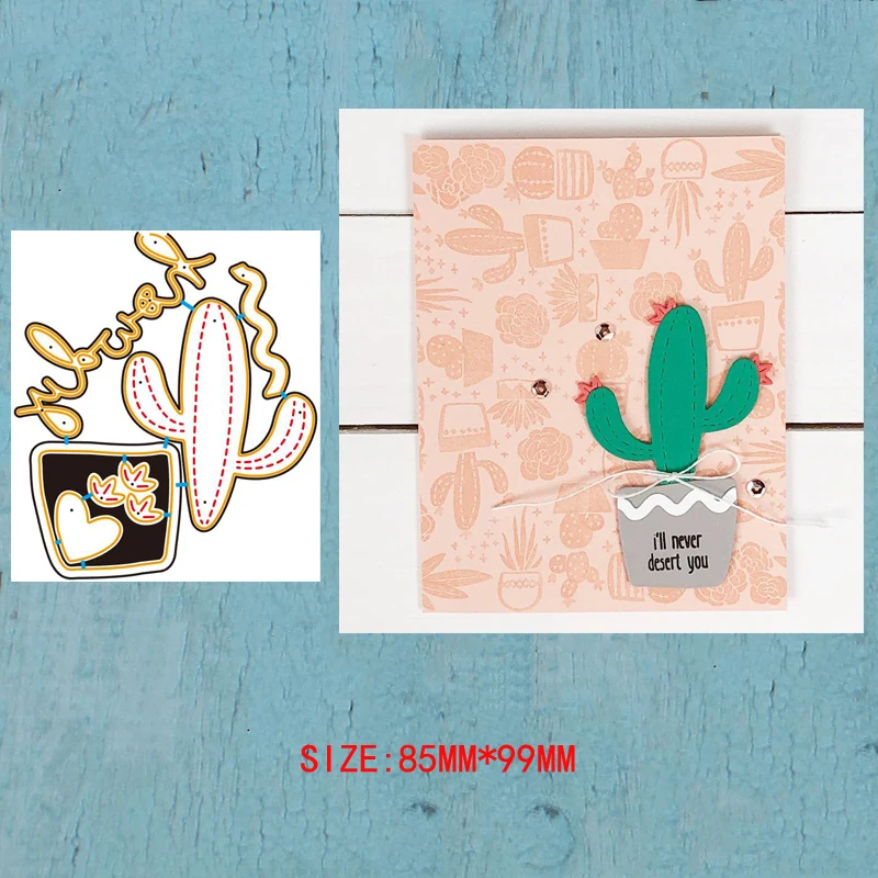 

LLove CCraft Metal Cutting Dies Cactus set for DIY Scrapbook Album Paper Card Decorative Craft Embossing Die 2019 NEW dies