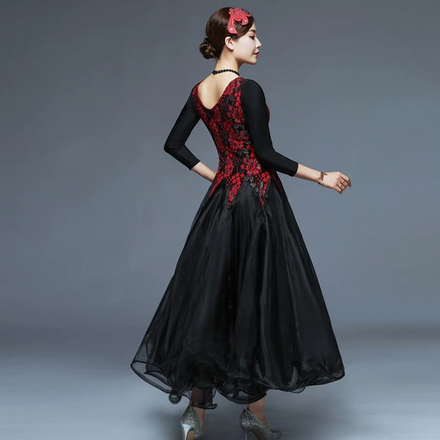 Standard di vestito da ballo delle donne sala da ballo rumba