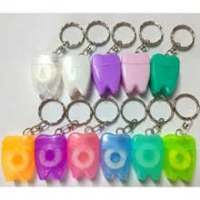 5 pcs Dental Flosser Interdental Brush Teeth Stick Toothpicks Floss Pick Oral Hygiene clean wire Oral Care keychain Style Z4