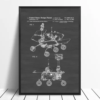 

Mars Exploration Rover Patent Print Wall Art Poster Canvas Prints Home Decor No Frame