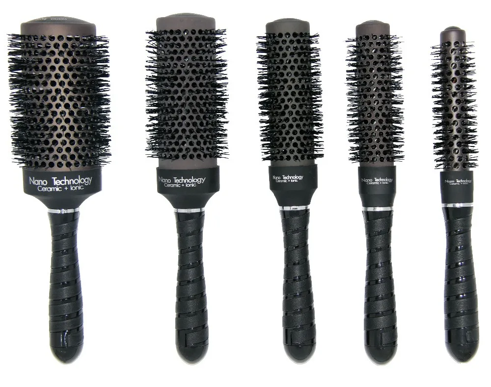 Buy Hot saling Nano ceramic hair brush in black color